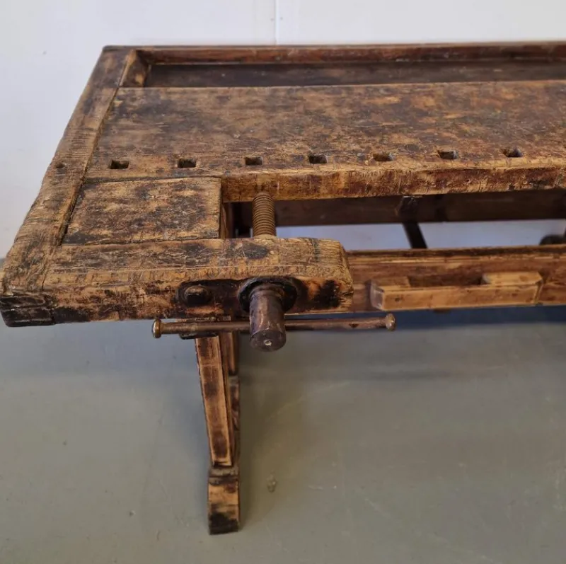Online Pamono Antique Carpenter's Table in Birch