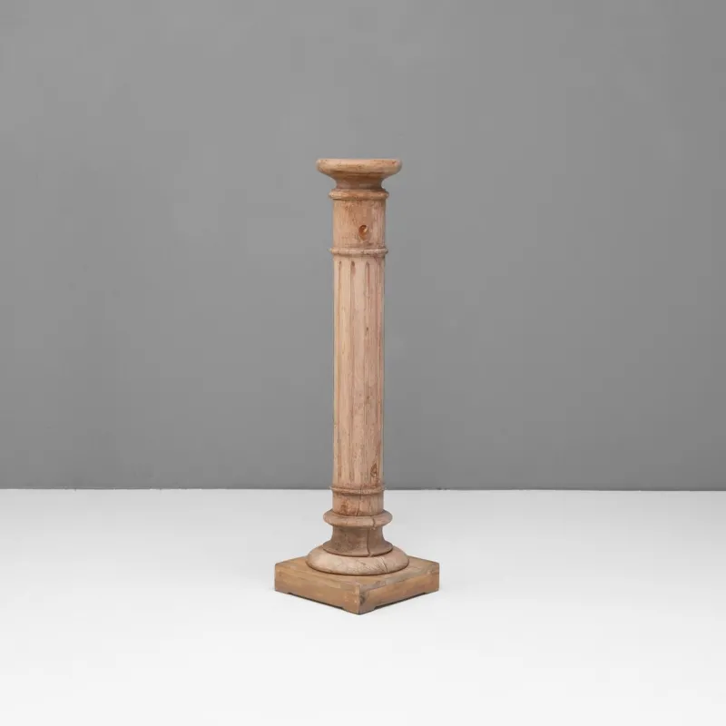 Pamono Antique Carved Column, 1900s> Pedestals And Columns