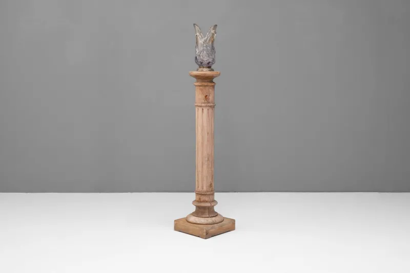 Pamono Antique Carved Column, 1900s> Pedestals And Columns