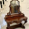 Pamono Antique Carved Mahogany Dressing Table, 1860s> Dressing Tables