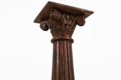 Sale Pamono Antique Carved Wood Corinthian Column, France, 1890s