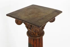 Sale Pamono Antique Carved Wood Corinthian Column, France, 1890s
