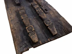 Discount Pamono Antique Carved Wooden Door, Nuristan, Afghanistan