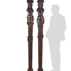 Hot Pamono Antique Caryatids, 1600s, Set of 2