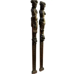 Hot Pamono Antique Caryatids, 1600s, Set of 2