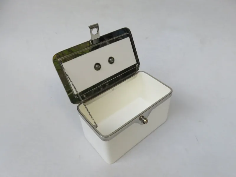 Pamono Antique Ceramic Box from Wächtersbach & WMF> Trunks Crates & Baskets