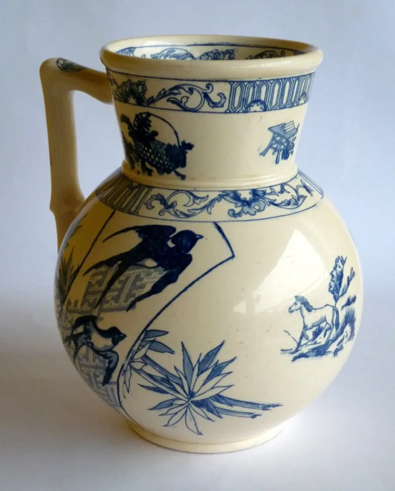 Pamono Antique Ceramic Pitcher from Villeroy & Boch> Bottles, Carafes & Jugs