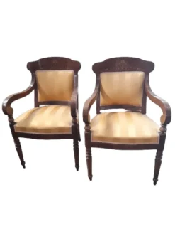 Outlet Pamono Antique Charles X Style Armchairs, 1850, Set of 4