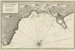 Online Pamono Antique Chart of Alicante Bay, Spain