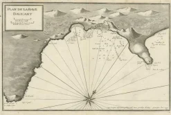 Online Pamono Antique Chart of Alicante Bay, Spain