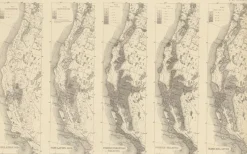 Pamono Antique Chart of the Pacific Coast, 1874><noscript><img width=
