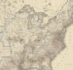 Pamono Antique Chart of the US, 1874><noscript><img width=