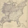 Pamono Antique Chart of the US Predominating Sex, 1874> Wall Decor