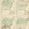 Pamono Antique Chart of US Crops, Wheat, Rice, Tobacco, Hops, and Oats, 1874