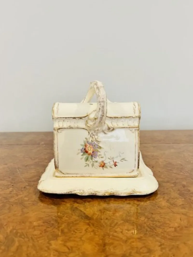 Pamono Antique Cheese Dish, 1890s