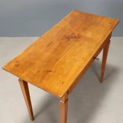 Sale Pamono Antique Cherrywood Writing Desk with Drawer, Italy, 18th Century
