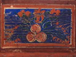 Pamono Antique Chest with Hand-Painted Floral Motifs, 1907><noscript><img width=