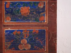 Pamono Antique Chest with Hand-Painted Floral Motifs, 1907><noscript><img width=