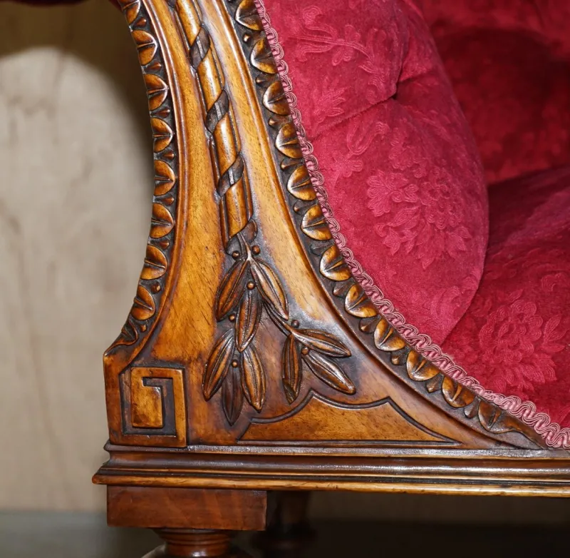 Pamono Antique Chesterfield Chaise Lounge from Howard & Sons> Daybeds & Chaises Lounges