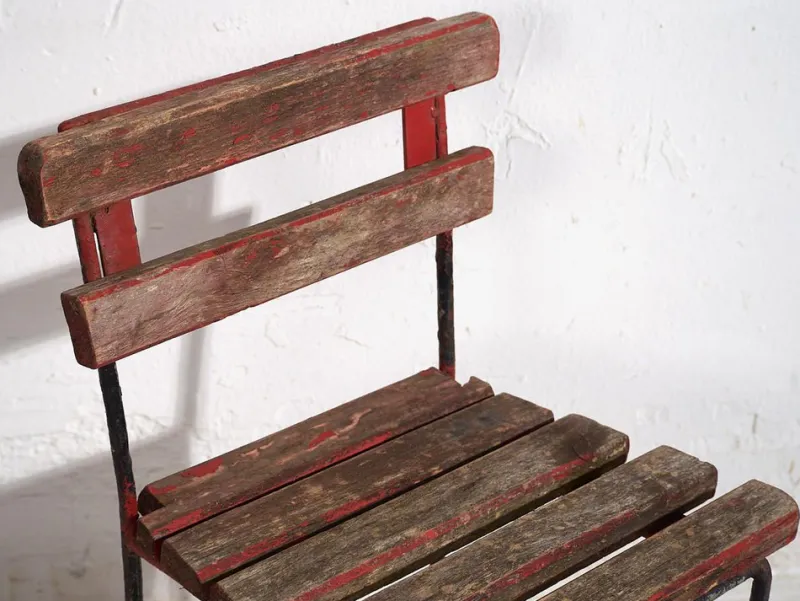 Pamono Antique Childrens Garden Chair, 1920s> Children's Chairs