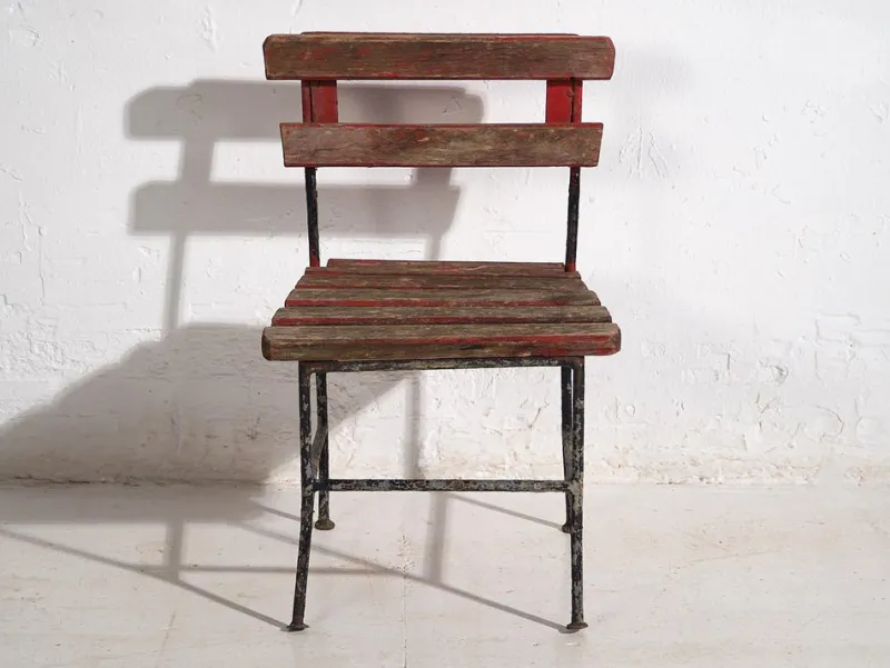 Pamono Antique Childrens Garden Chair, 1920s> Children's Chairs
