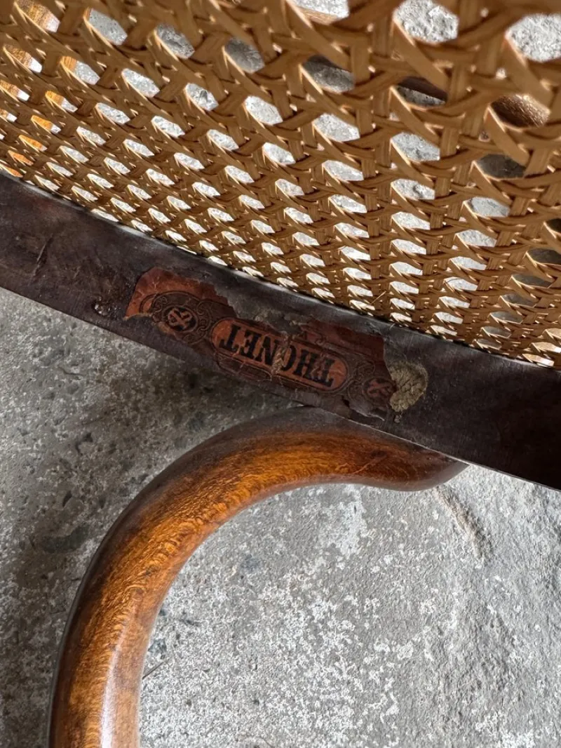 Online Pamono Antique Children's Rocking Chair in Bentwood, 1890s