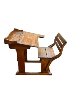 Pamono Antique Children's Writing Desk, 1940s><noscript><img width=