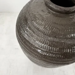 New Pamono Antique Chinese Ceramic Rice Wine Pot, 19th Century