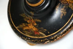 Pamono Antique Chinoiserie Lacquered Floor Lamp, 1920s><noscript><img width=