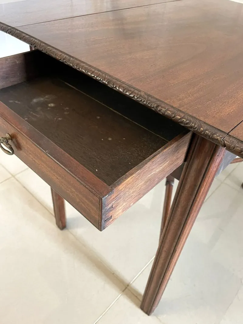 Pamono Antique Chippendale Mahogany Children's Pembroke Table, 1760> Children's Tables
