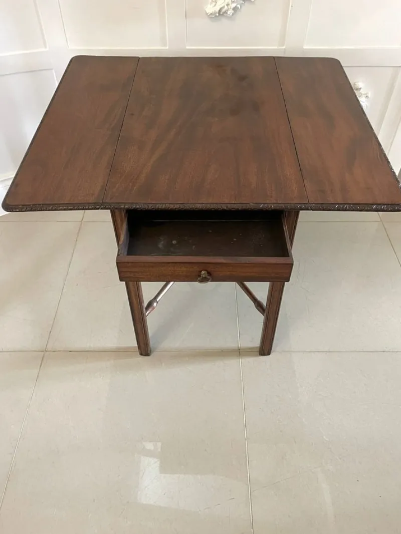 Pamono Antique Chippendale Mahogany Children's Pembroke Table, 1760> Children's Tables