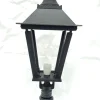 Pamono Antique Classic Victorian Cast Iron Pillar Lamp Lantern on Base Outdoor Lamp> Garden Lighting