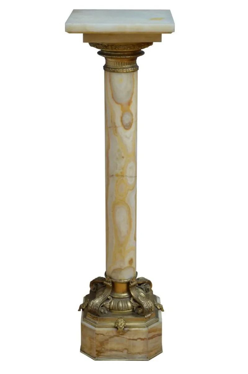Pamono Antique Column in Marble, 1870> Pedestals And Columns