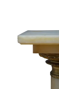 Pamono Antique Column in Marble, 1870><noscript><img width=