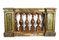 Pamono Antique Console or Church Partition, Italy, 1700s> Pedestals And Columns