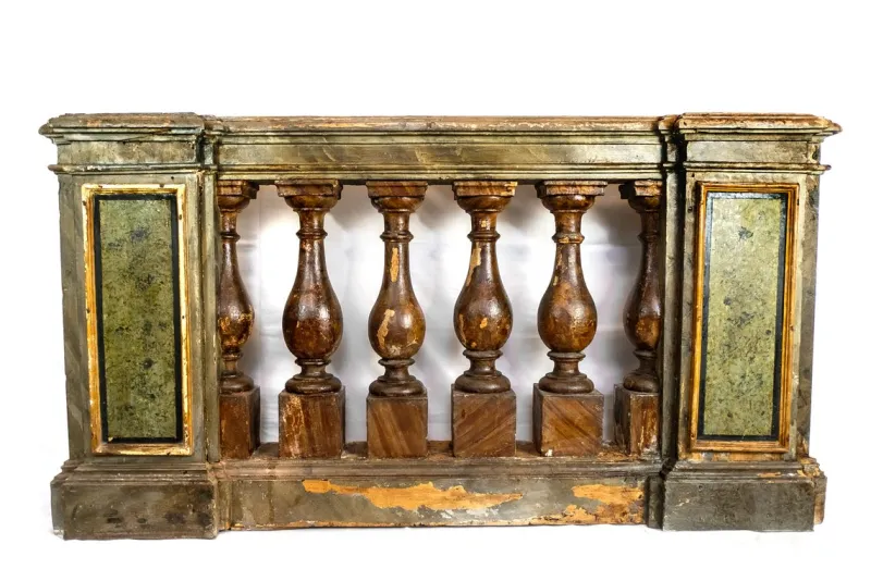 Pamono Antique Console or Church Partition, Italy, 1700s> Pedestals And Columns