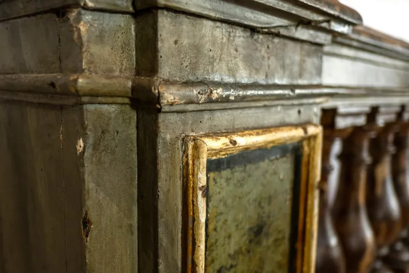 Pamono Antique Console or Church Partition, Italy, 1700s> Pedestals And Columns
