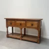 Pamono Antique Console Table in Oak> Console Tables