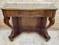Pamono Antique Console Table in Wood with Drawer> Console Tables