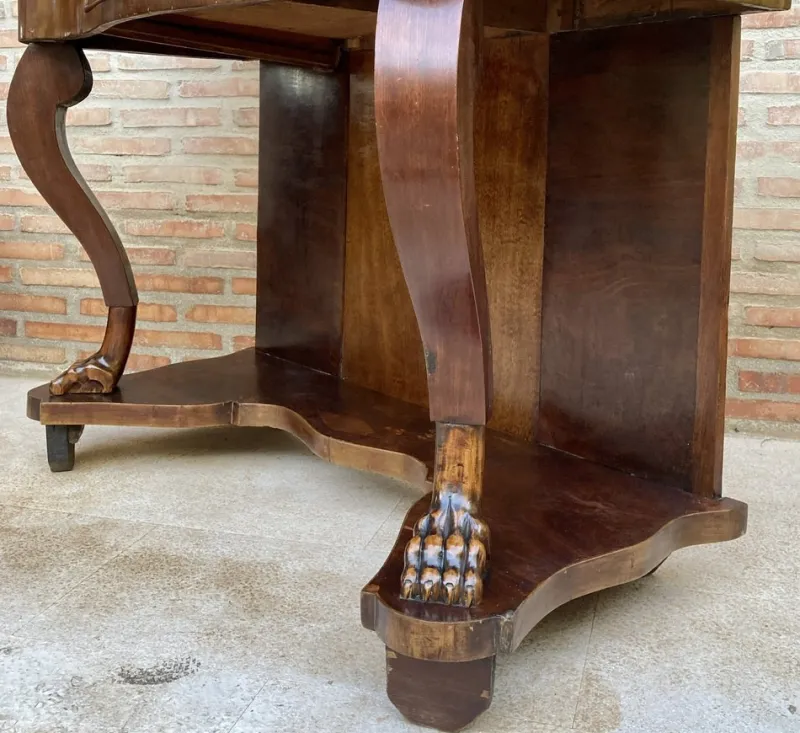 Pamono Antique Console Table in Wood with Drawer> Console Tables