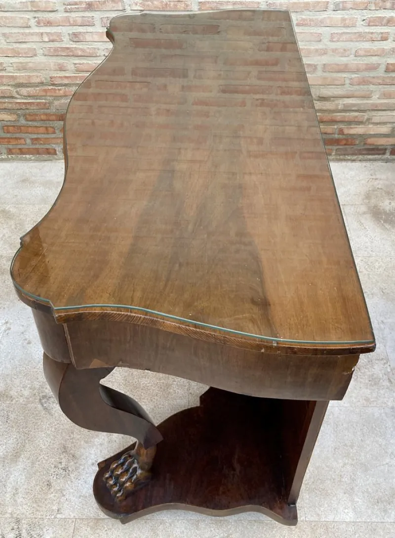 Pamono Antique Console Table in Wood with Drawer> Console Tables