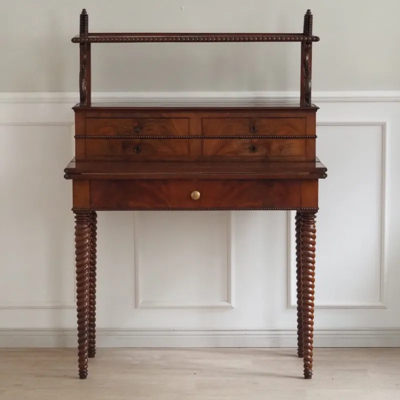 Pamono Antique Console Table with Secretary, 1890s> Secretaires