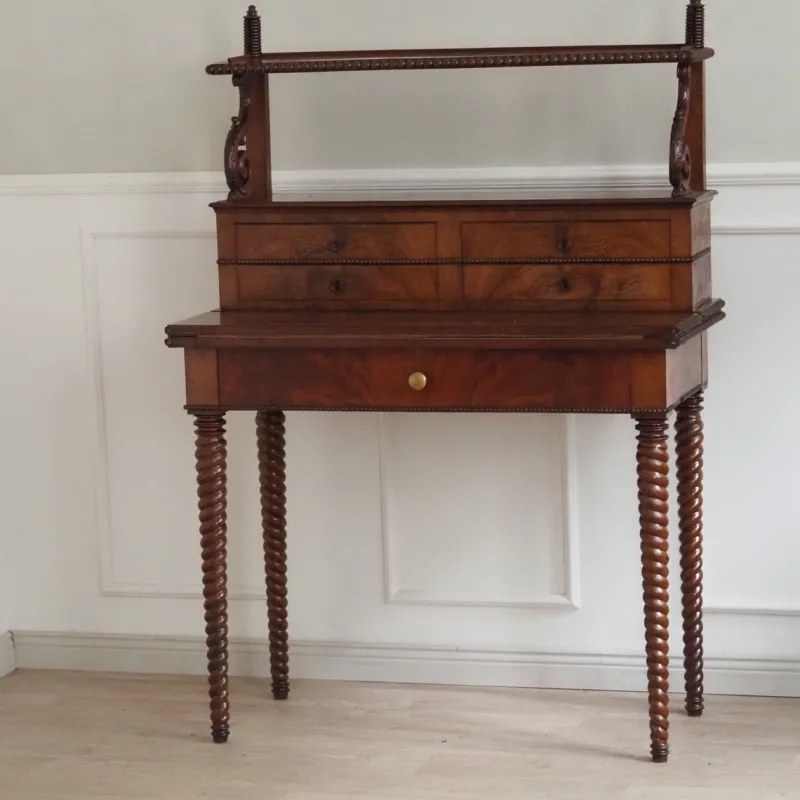 Pamono Antique Console Table with Secretary, 1890s> Secretaires