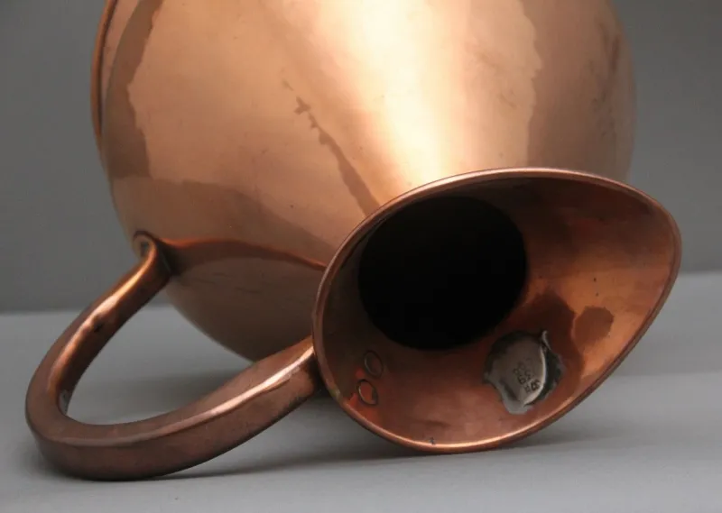 Outlet Pamono Antique Copper Measuring Jug, 1870