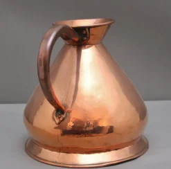 Outlet Pamono Antique Copper Measuring Jug, 1870