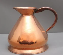Outlet Pamono Antique Copper Measuring Jug, 1870
