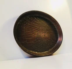 Pamono Antique Copper Tray by Joseph Sankey, 1910s><noscript><img width=