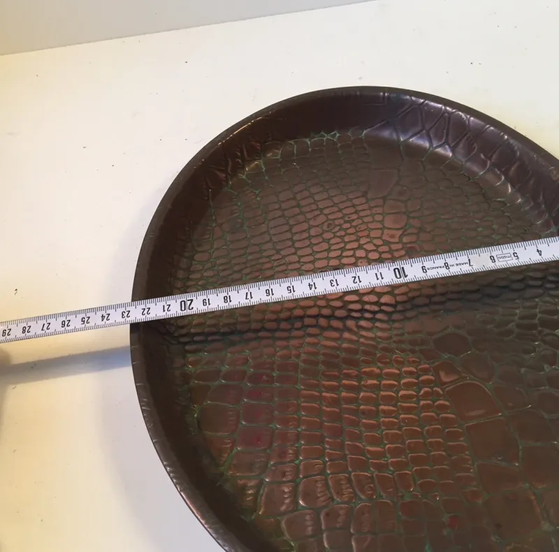 Pamono Antique Copper Tray by Joseph Sankey, 1910s> Trays