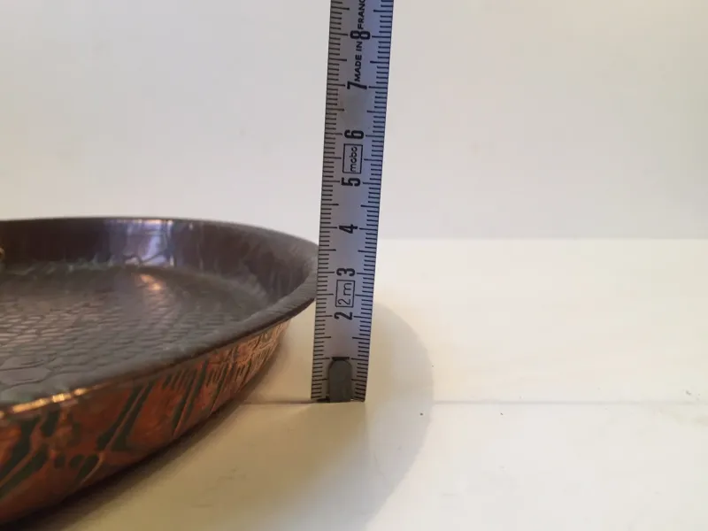 Pamono Antique Copper Tray by Joseph Sankey, 1910s> Trays
