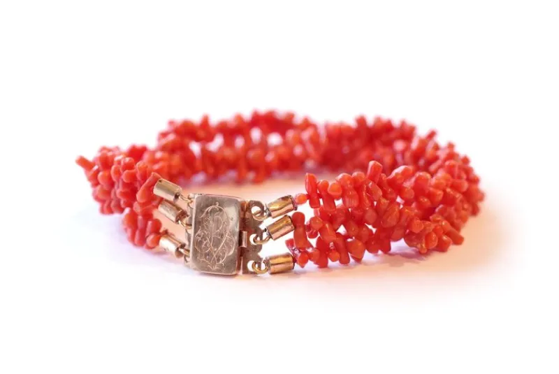Pamono Antique Coral Bracelet> Bracelets